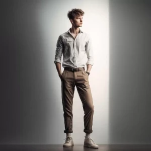 Узкие брюки-слим